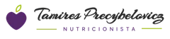 Logo Tamires Precybelovicz nutricionista em Curitiba - bg transparente